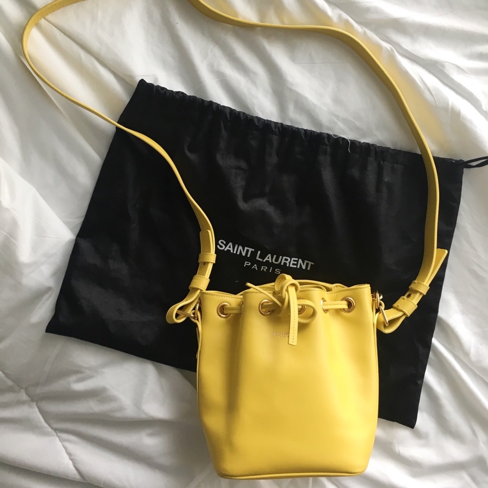 Saint Laurent Emmanuelle Bucket Bag
